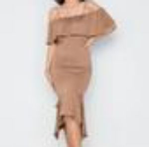 CAMI FLOUNCE CUT OUT DRESS